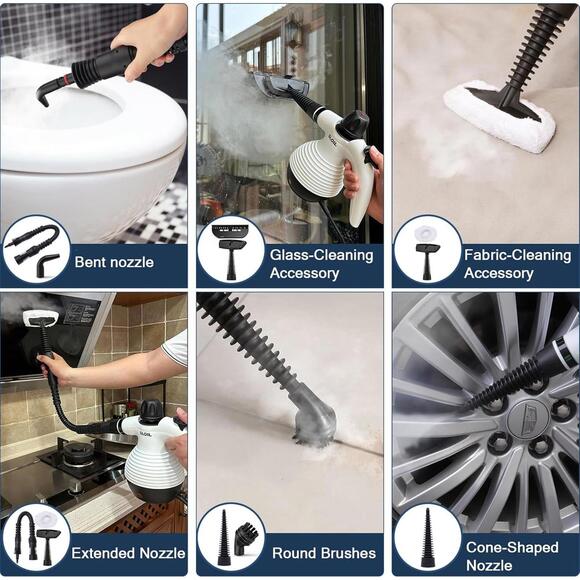 Handheld Steam Cleaner Steamer for Cleaning Multipurpose Portable Steam Cleaners - Picture 6 of 6